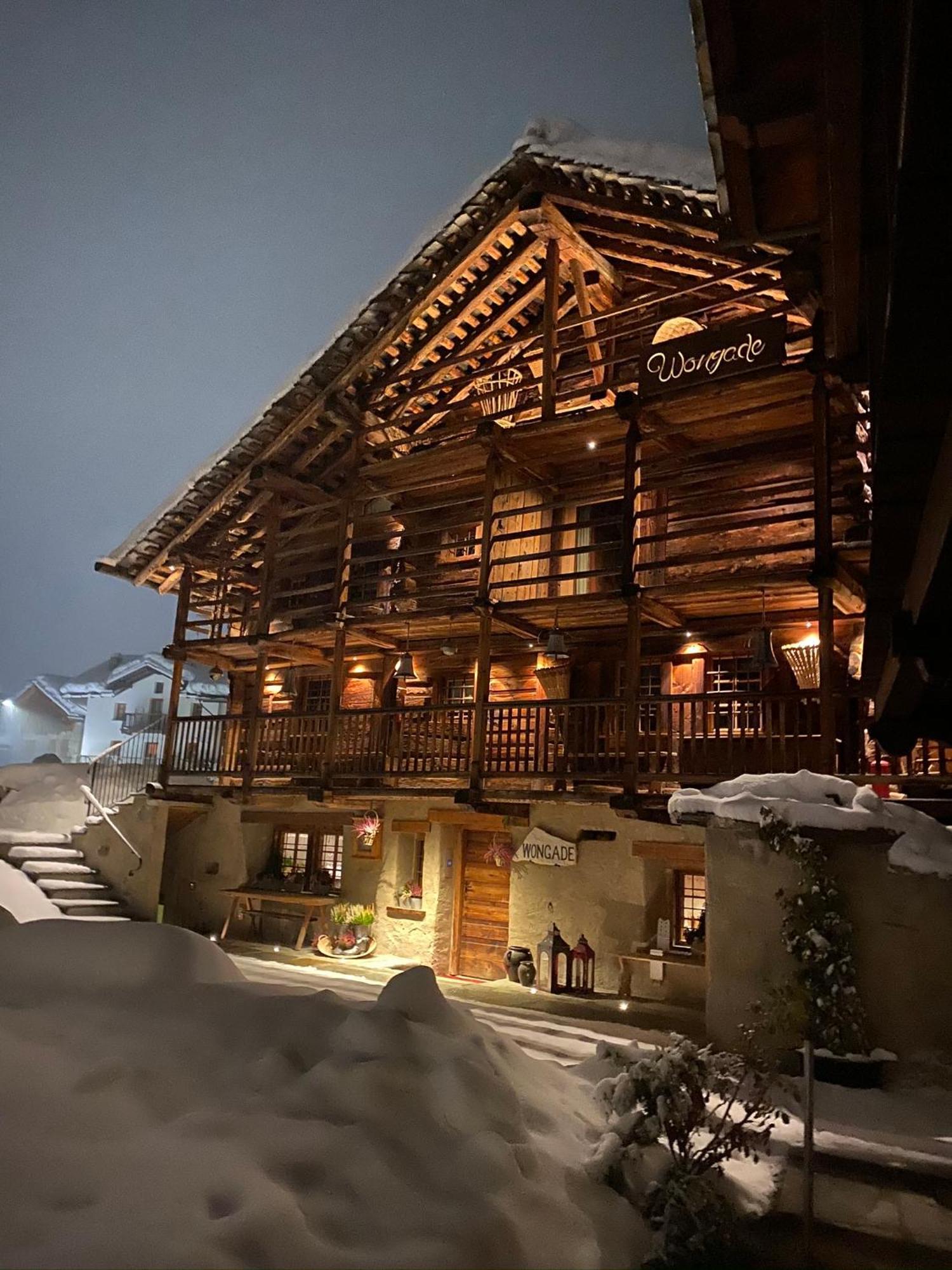 Hotel Wongade Gressoney-la-Trinité Esterno foto